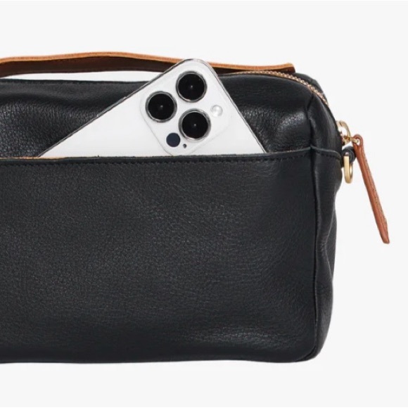 Hammitt Evan Small Crossbody Clutch in North End & Brushed Gold - Picture 7 of 9